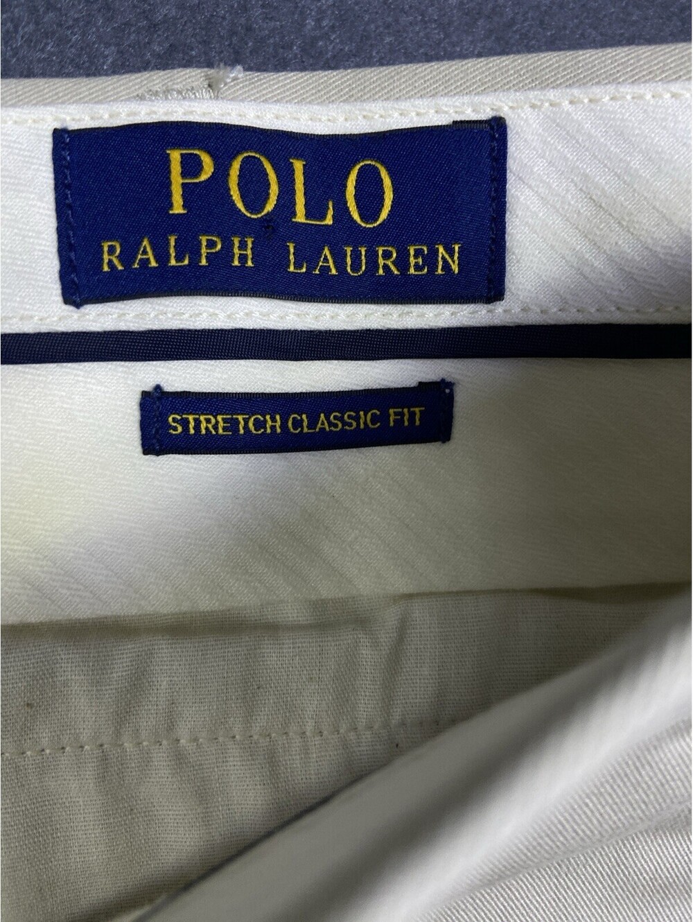 Polo Ralph Lauren Stretch Classic Chino Dress Pants Men 42x36 (34)Tan Preppy NEW - Picture 8 of 13
